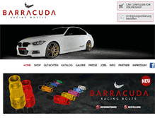 Tablet Screenshot of barracudawheels.com